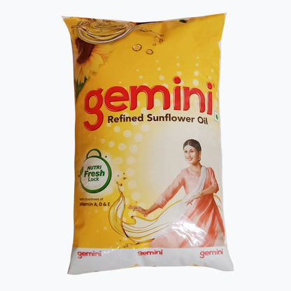 Gemini Sunflower Refined Cooking Oil 1L