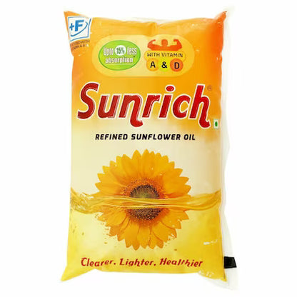 Sunrich Sunflower Refined Cooking Oil 1L